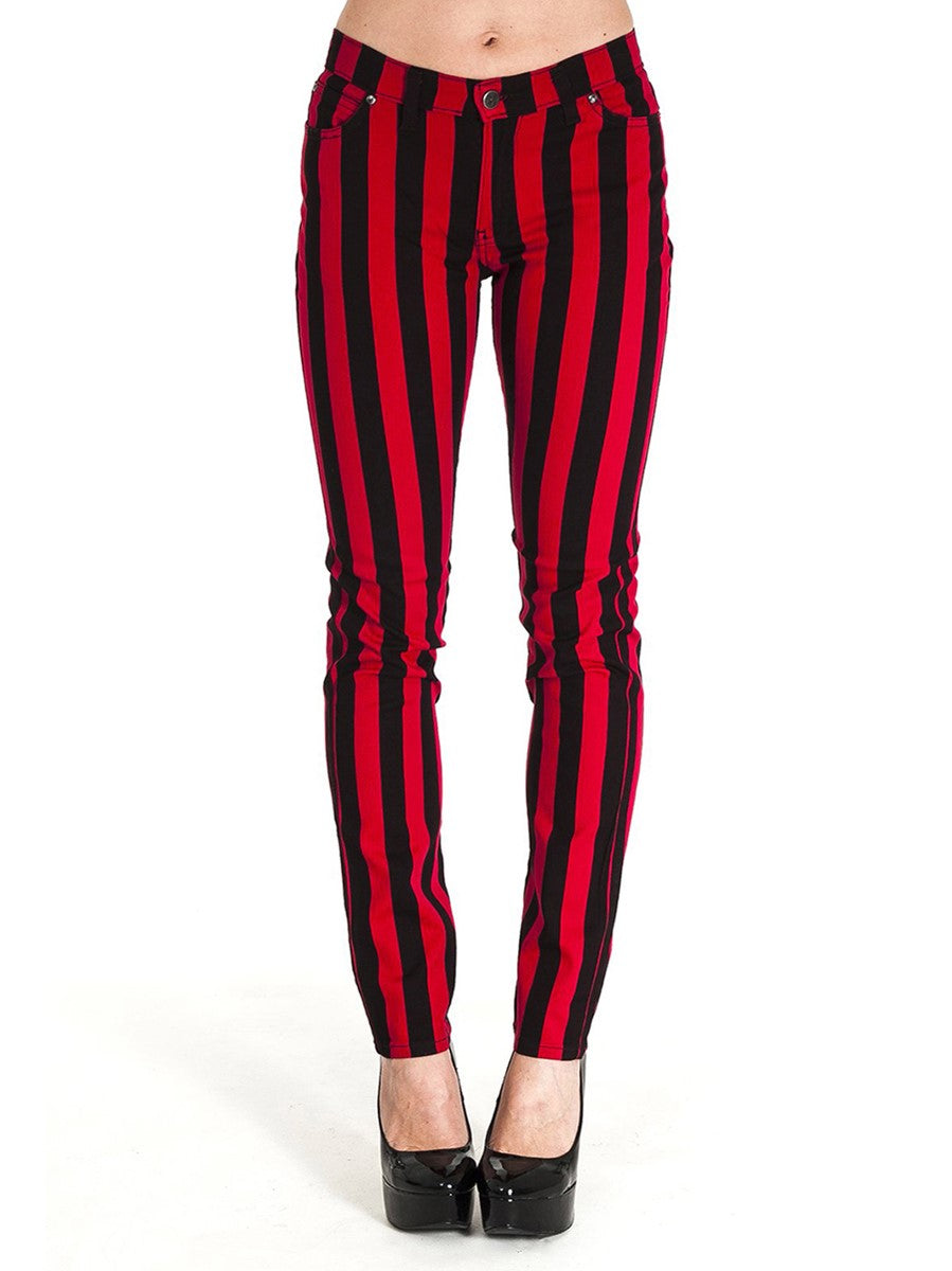 Striped jeans women online