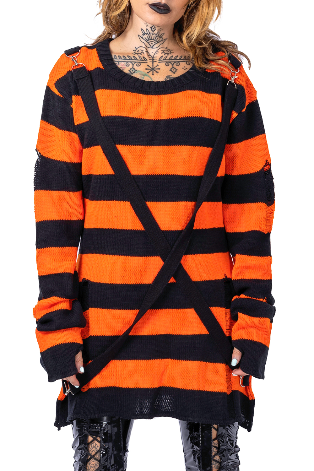 Orange and 2025 black jumper